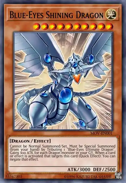 Edison Rulings for Blue-Eyes Shining Dragon